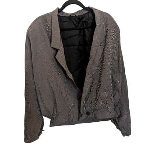 Vintage Deadstock 80s women's  bomber jacket NEW size Large Made in USA